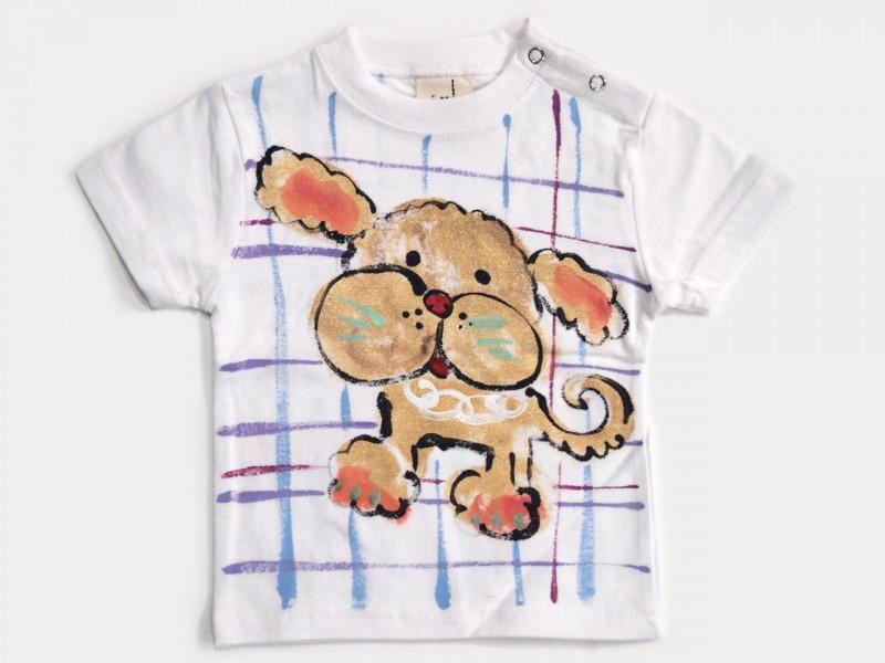 干支いぬ（戌）のTシャツキッズ