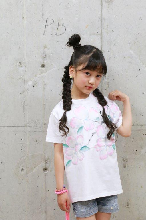 はなみずき肩のTシャツキッズサイズ