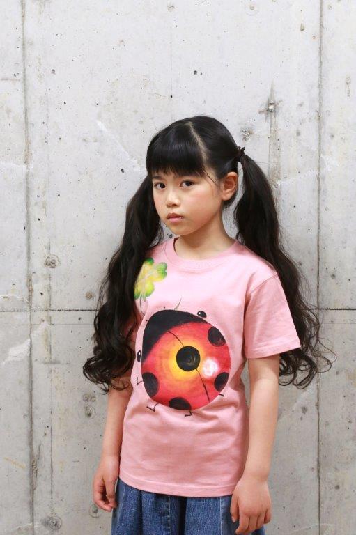 HAPPYてんとう虫のTシャツキッズサイズ
