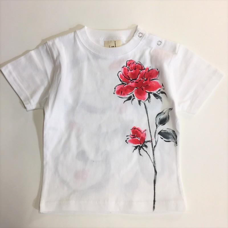 ひとつだけの花の長袖ロンパース