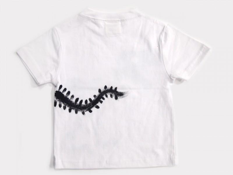 ホネホネ恐竜ティラノサウルスのTシャツキッズ