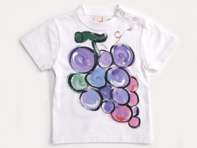 ジューシーフルーツぶどうのTシャツキッズ