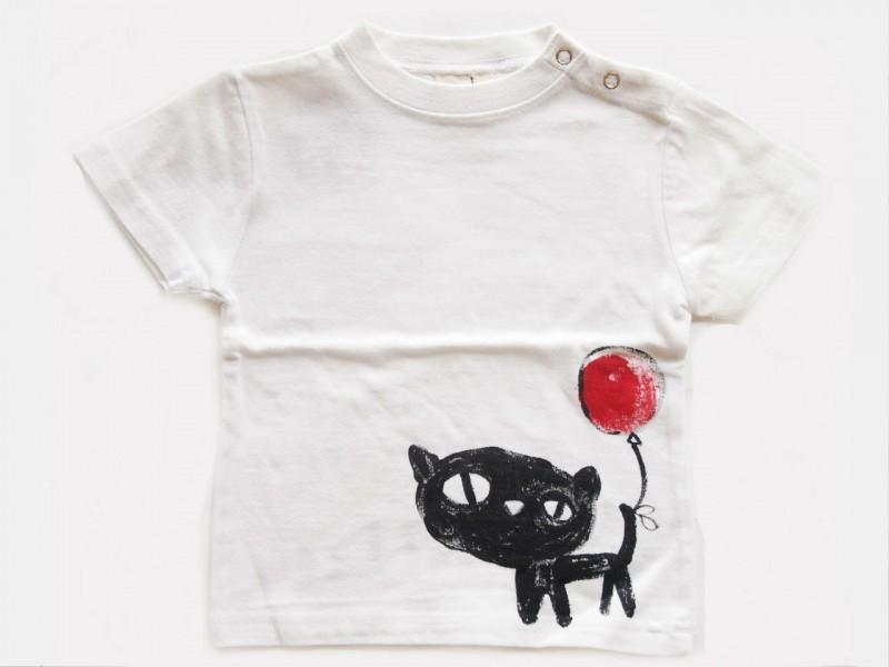 くろちゃんと風船のTシャツキッズ