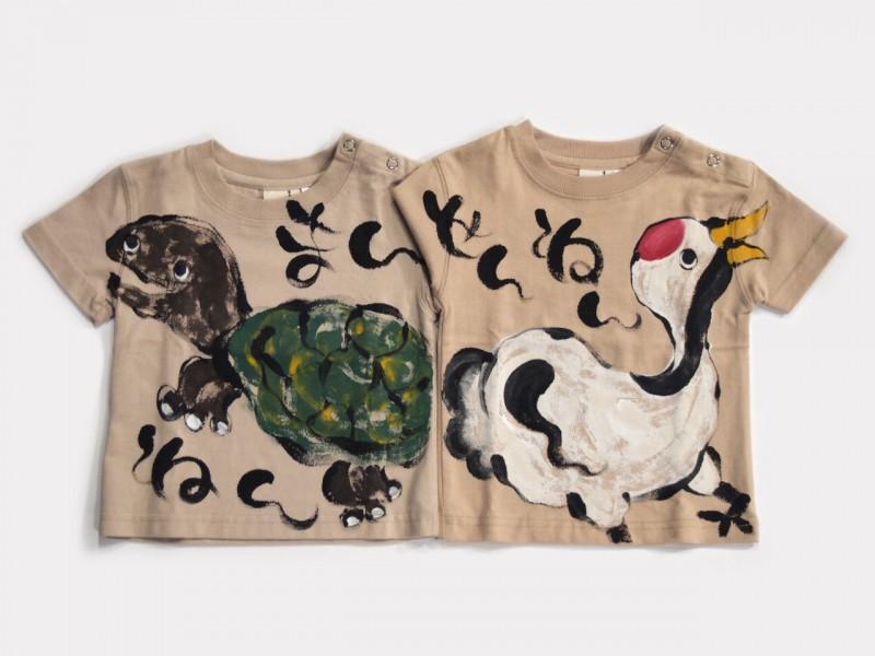 万年亀のTシャツキッズサイズ