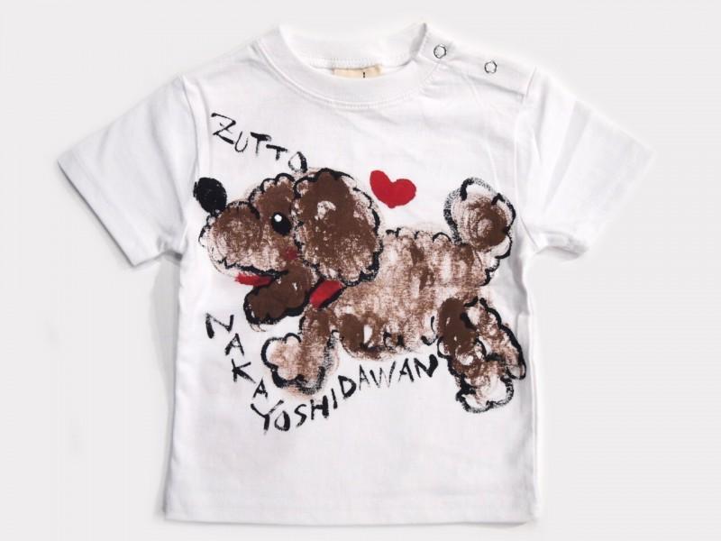 MOCOMOCOプードルのTシャツキッズ
