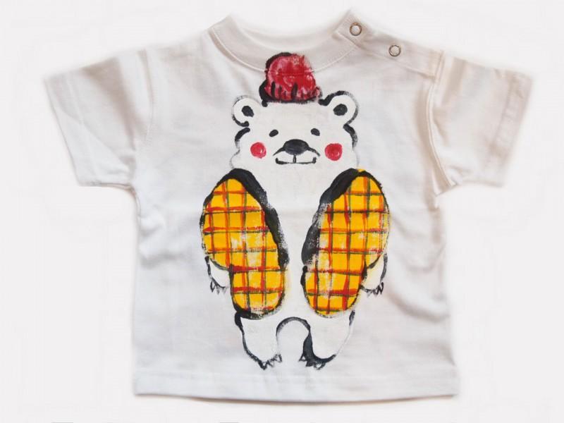 寒がりクマのTシャツキッズ
