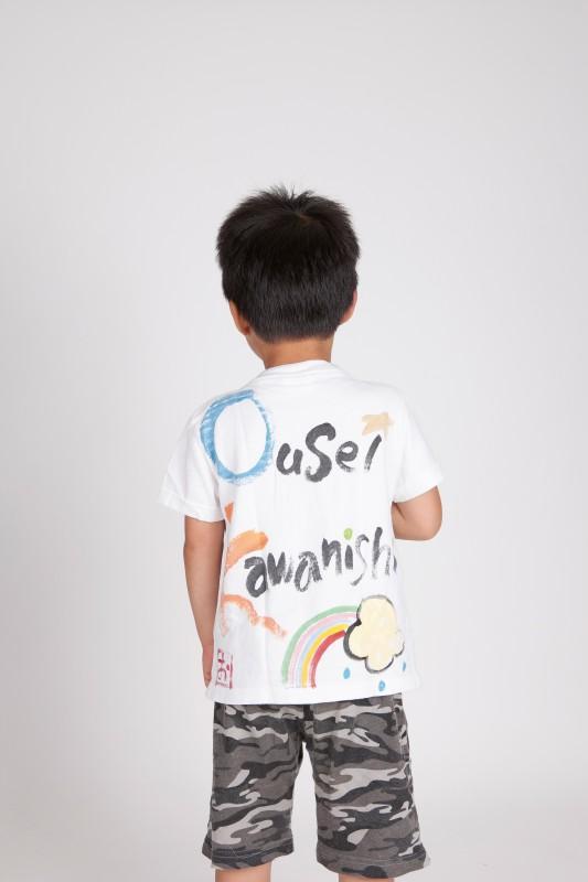 消防車のTシャツキッズ長袖