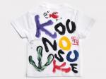 ちいさな魚たち赤のTシャツキッズ