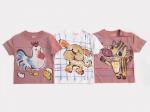 干支さる（申）のTシャツキッズ