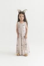 deer pattern dress