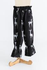 deer pattern pants cotton100%