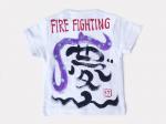Fire　TruckのTシャツキッズ
