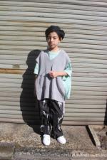 knit poncho vest