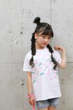 はなみずき肩のTシャツキッズサイズ