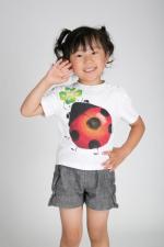 HAPPYてんとう虫のTシャツキッズサイズ