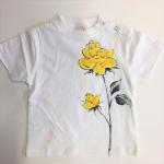 ひとつだけの花の半袖ロンパース