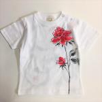 ひとつだけの花の長袖ロンパース