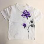 ひとつだけの花の長袖ロンパース
