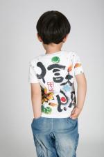 カラフルひまわりのTシャツキッズサイズ