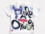 水玉キリンのTシャツキッズ