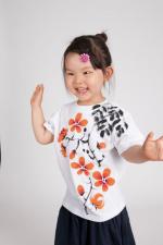 のうぜんかづらのTシャツキッズサイズ