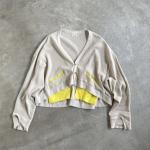 ワッフルショートカーディガン