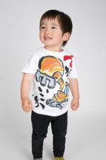 ショベルカーのTシャツキッズサイズ