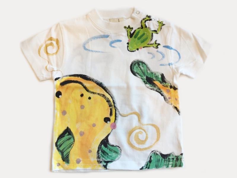 びわこオオナマズのTシャツキッズ