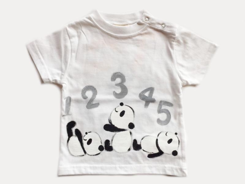 たいそうパンダのTシャツキッズ