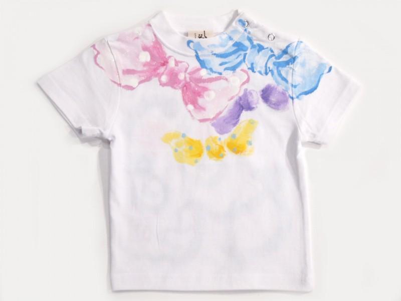 リボンレイのTシャツキッズ