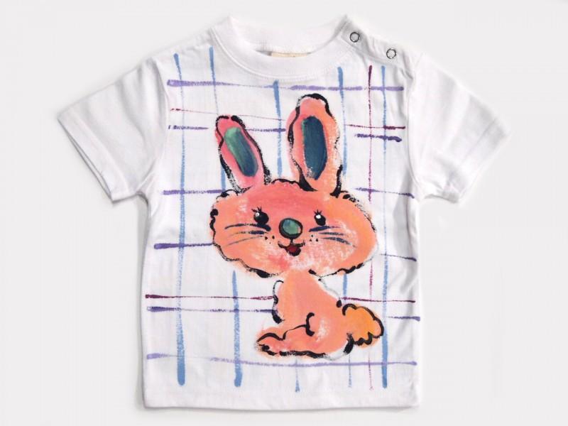 干支うさぎ（卯）のTシャツキッズ