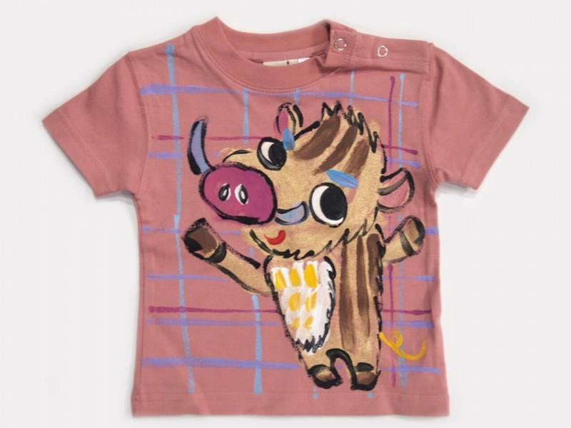 干支いのしし（亥）のTシャツキッズ