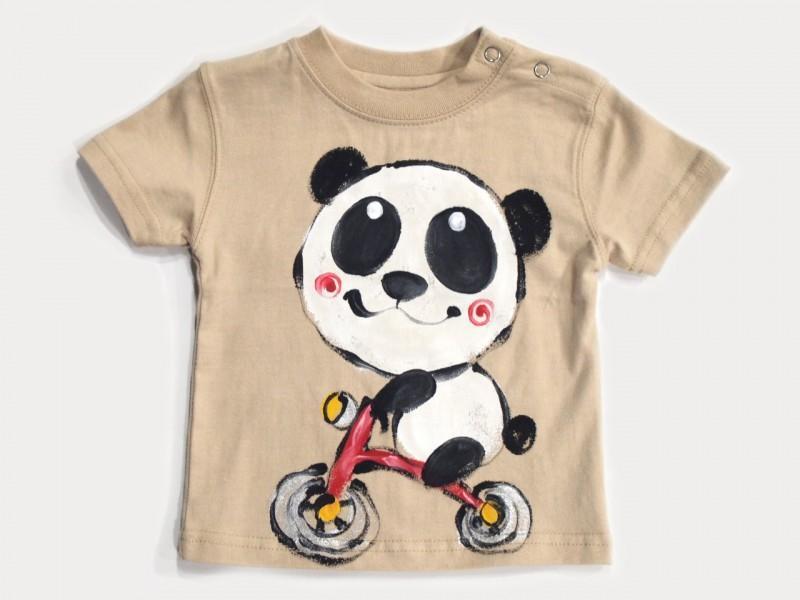 パンダちゃりのTシャツキッズサイズ