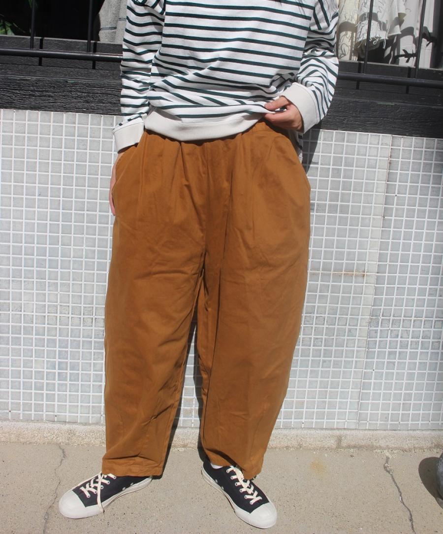 ツイル起毛バイオウォッシュボールパンツ