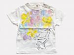フラワーアフロのTシャツキッズ