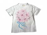 桜ブーケのTシャツキッズ
