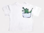 ポケットワニのTシャツキッズ