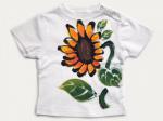 カラフルひまわりのTシャツキッズサイズ