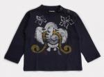 夢見るマンモスのTシャツキッズ長袖