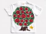 リンゴの木のTシャツキッズサイズ