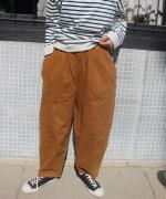 ツイル起毛バイオウォッシュボールパンツ